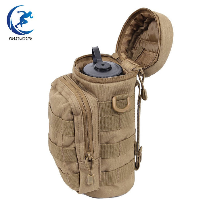 Tactical MOLLE Water Bottle Pouch – Outdoor Waist Bag