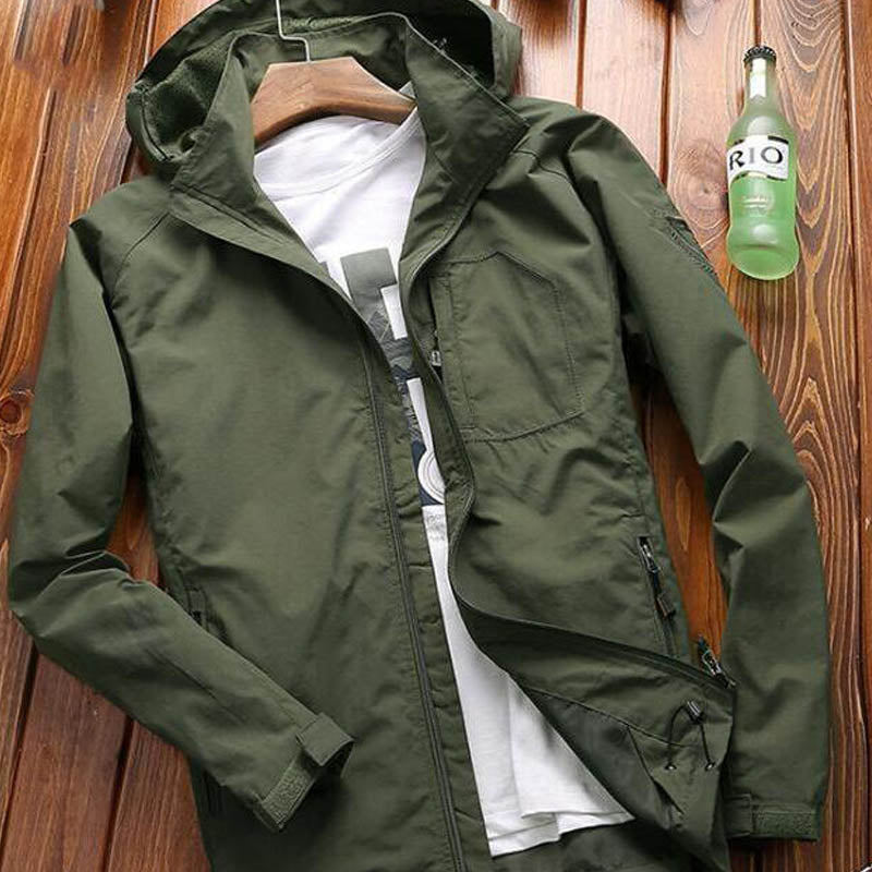 NIANJEEP Men’s Autumn/Winter Outdoor Jacket – Velvet Mountaineering Coat