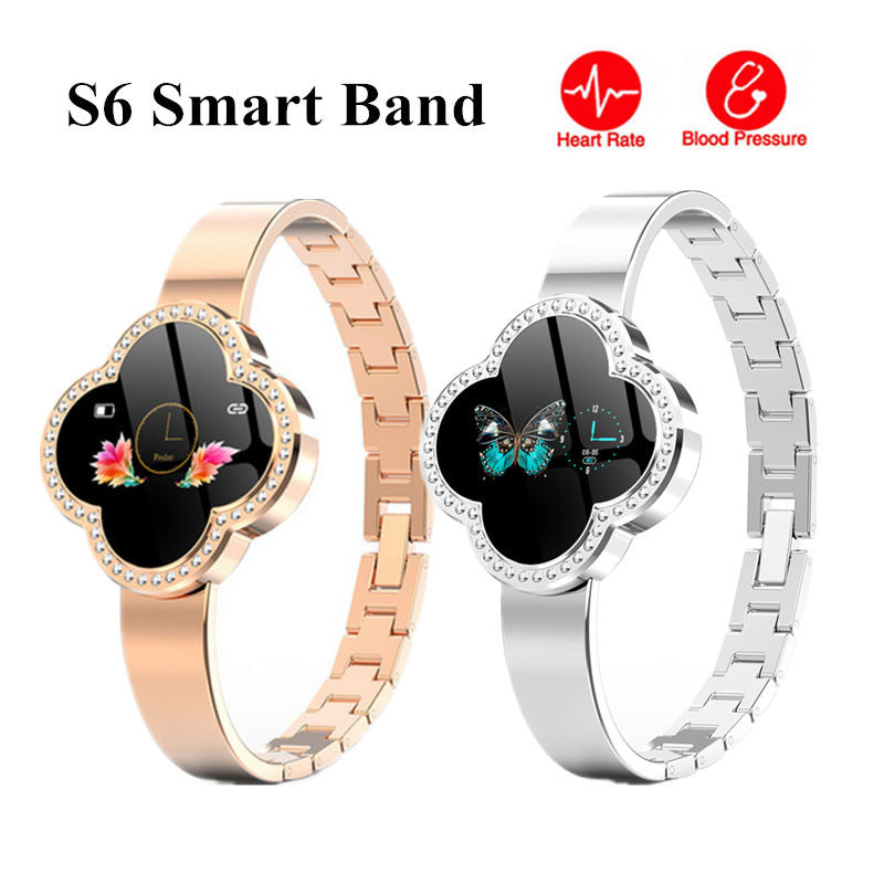 S6 Women Smart Wristband – IP67 Fitness Tracker Bracelet