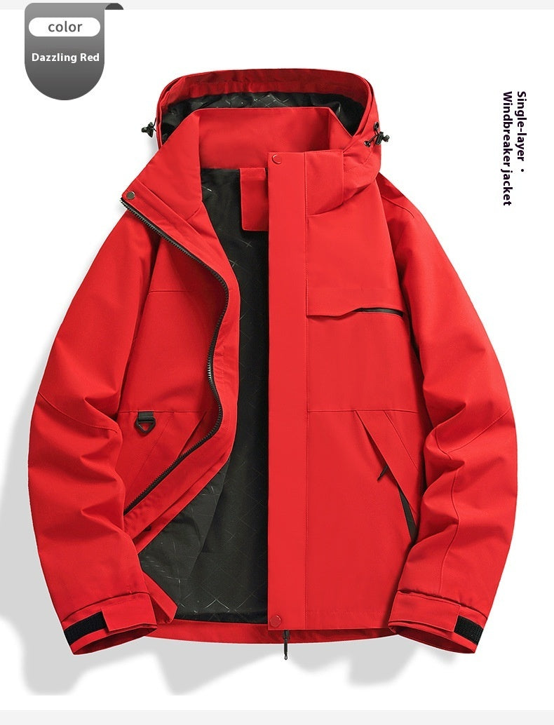 Windproof Waterproof Shell Jacket – Cycling & Outdoor Sports