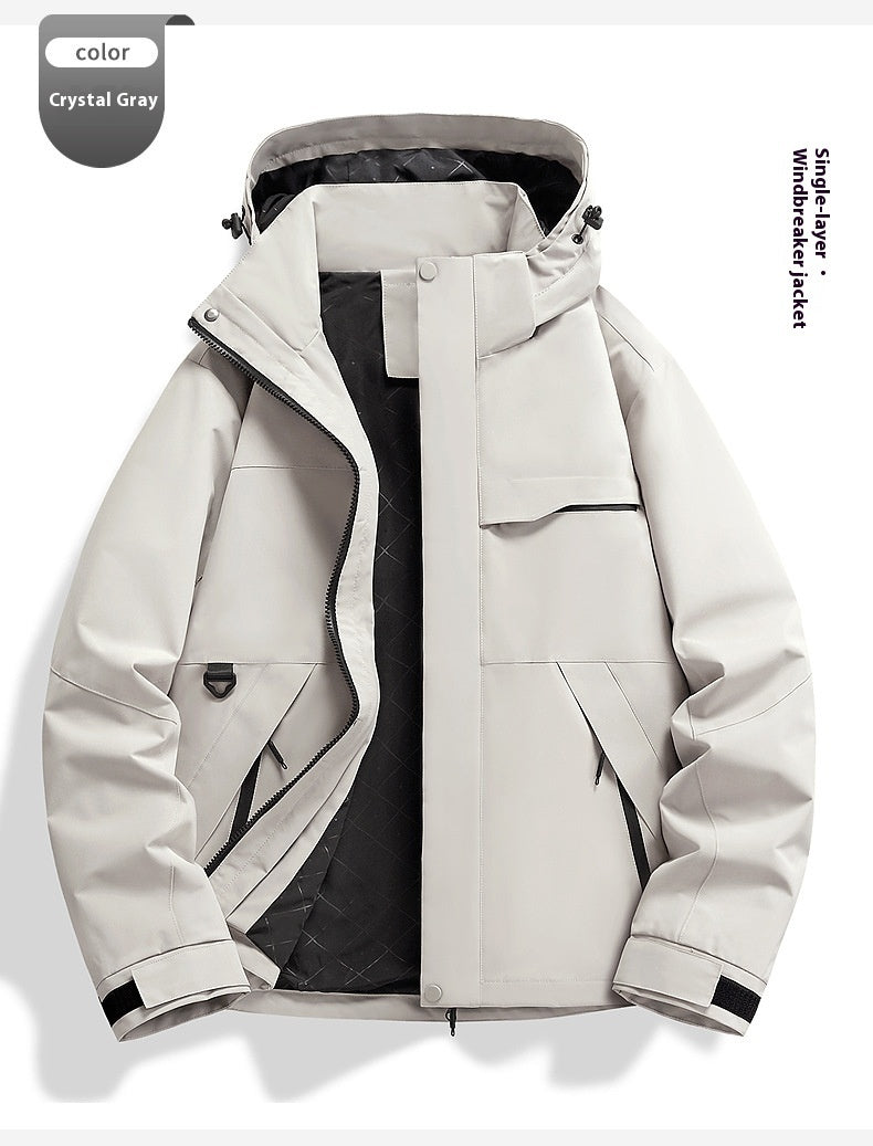 Windproof Waterproof Shell Jacket – Cycling & Outdoor Sports