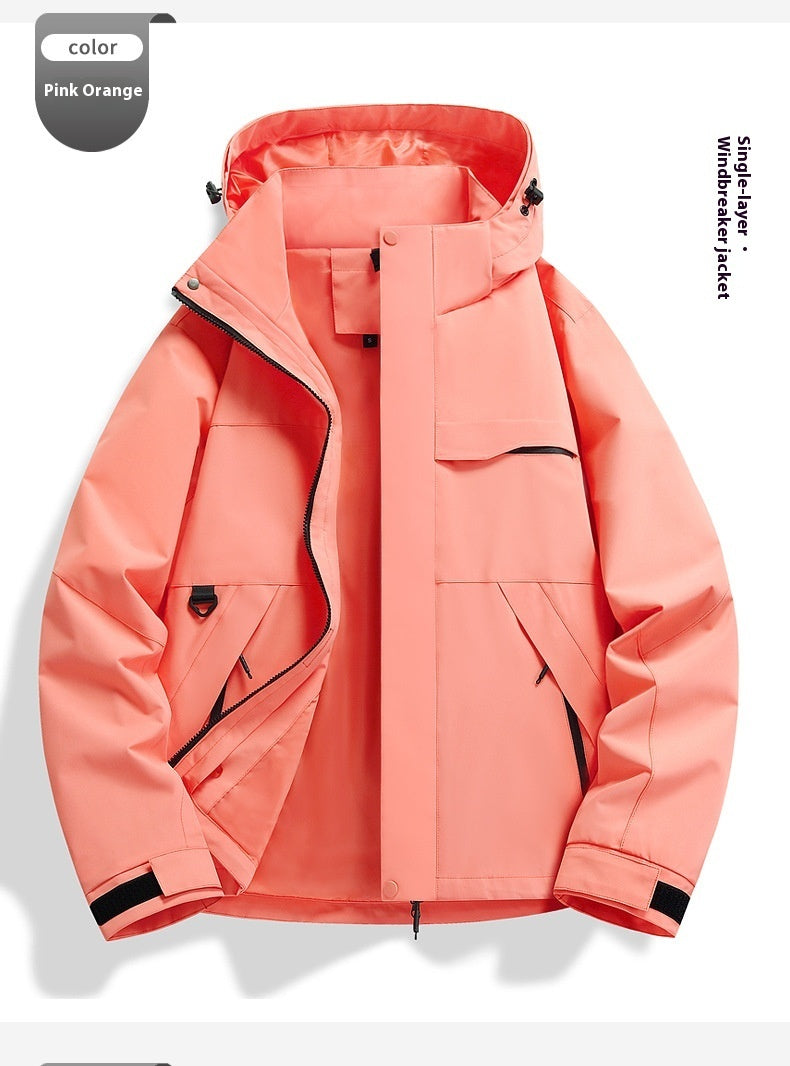 Windproof Waterproof Shell Jacket – Cycling & Outdoor Sports