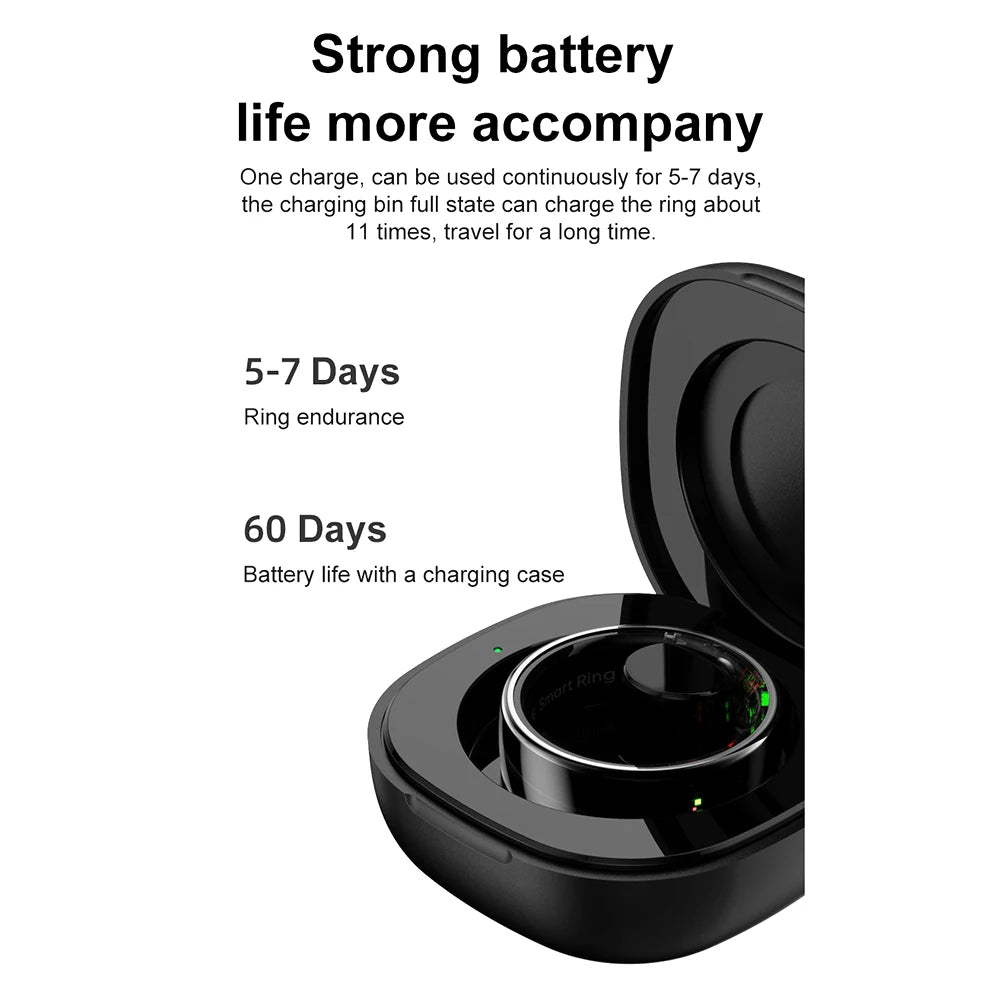 Smart Ring R08 – Health & Sleep Tracker 5ATM Waterproof