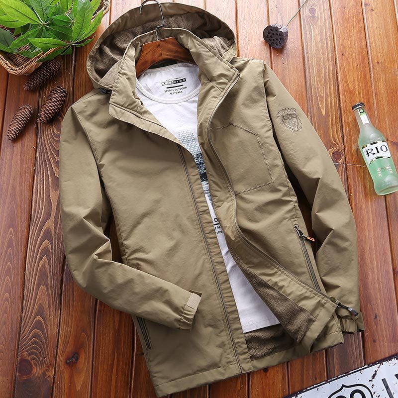 NIANJEEP Men’s Autumn/Winter Outdoor Jacket – Velvet Mountaineering Coat