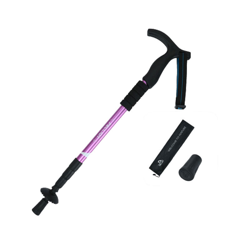 Telescopic Aluminum Climbing Stick – Portable Walking Trekking Pole