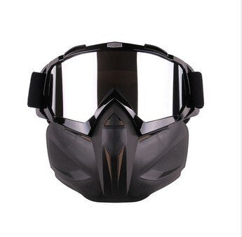 Ski Snowboard Goggles with Face Mask – Windproof Winter Glasses