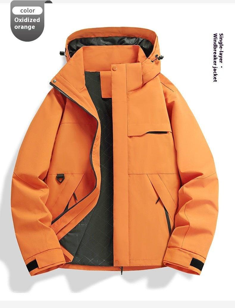 Windproof Waterproof Shell Jacket – Cycling & Outdoor Sports