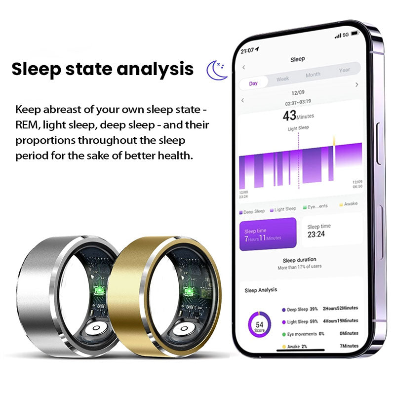 Xiaomi Smart Ring 2025 – Heart Rate, SpO₂ & Sleep Tracker (5ATM)