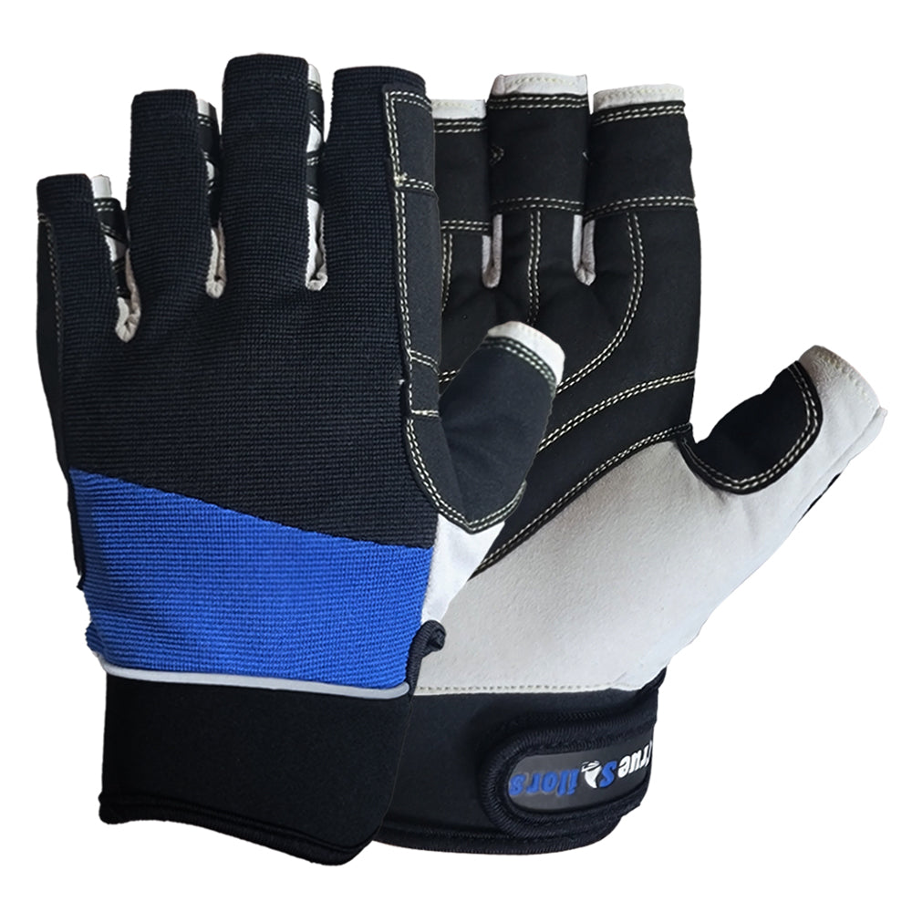 True Sailors Sailing Gloves – Short Finger Kayaking & Yachting Gloves