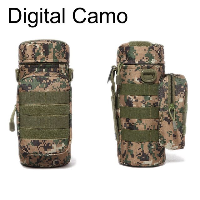 Tactical MOLLE Water Bottle Pouch – Outdoor Waist Bag