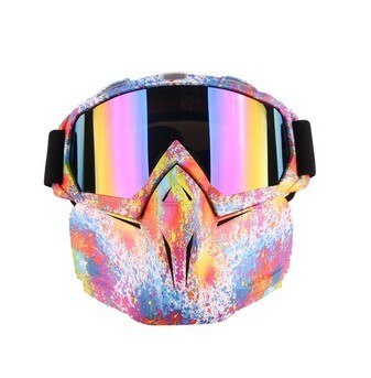 Ski Snowboard Goggles with Face Mask – Windproof Winter Glasses
