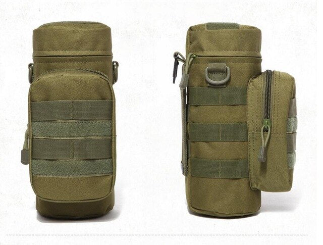 Tactical MOLLE Water Bottle Pouch – Outdoor Waist Bag
