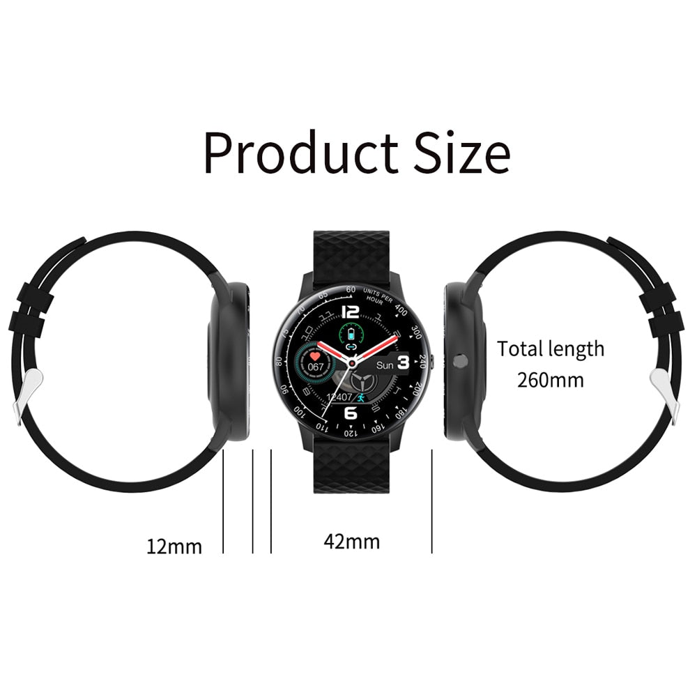 Smart Watch for Men & Women – Fitness Tracker with Heart Rate & Blood Pressure