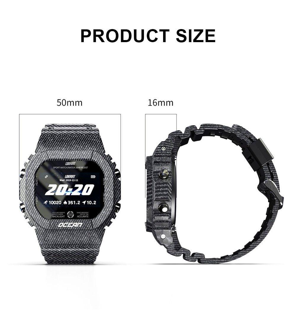 Ocean Army Smart Watch – Fitness & Health Tracker