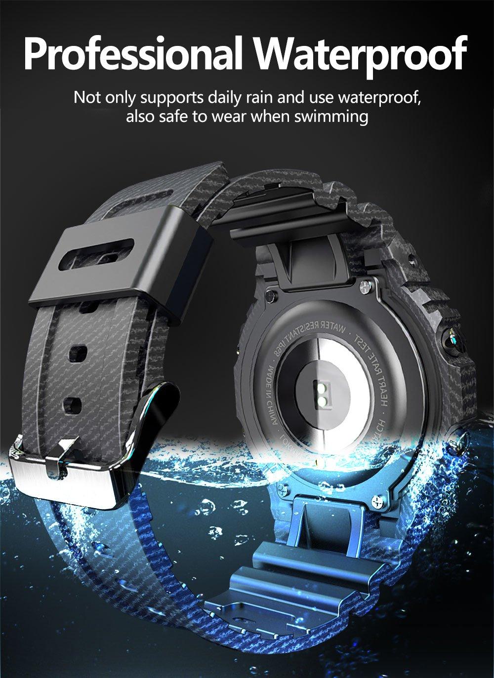 Ocean Army Smart Watch – Fitness & Health Tracker