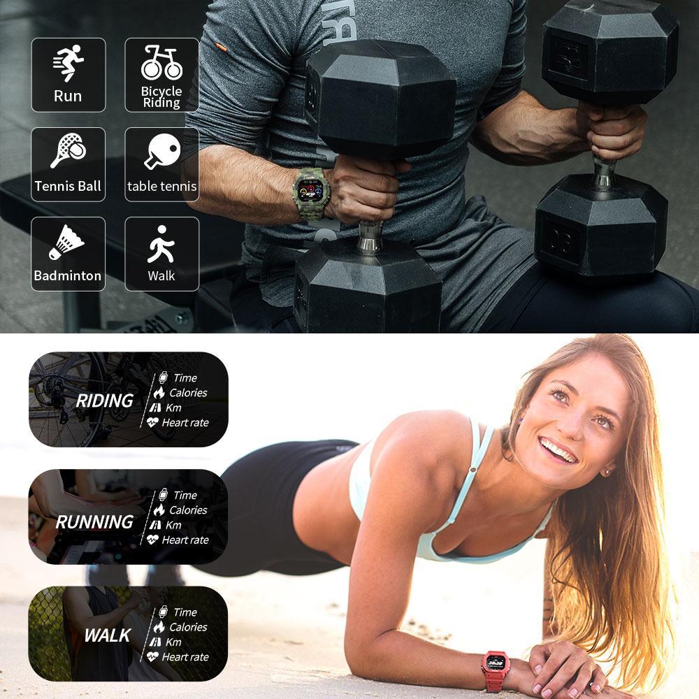 Ocean Army Smart Watch – Fitness & Health Tracker