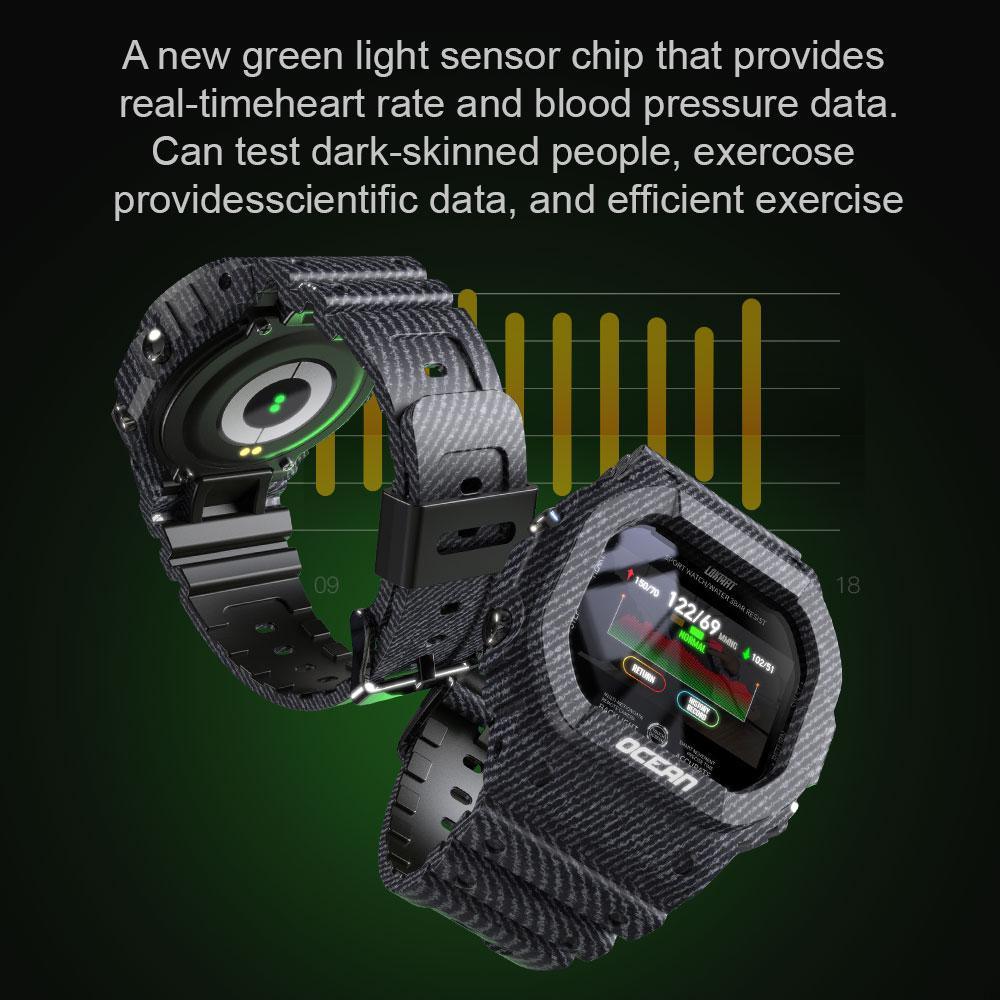 Ocean Army Smart Watch – Fitness & Health Tracker