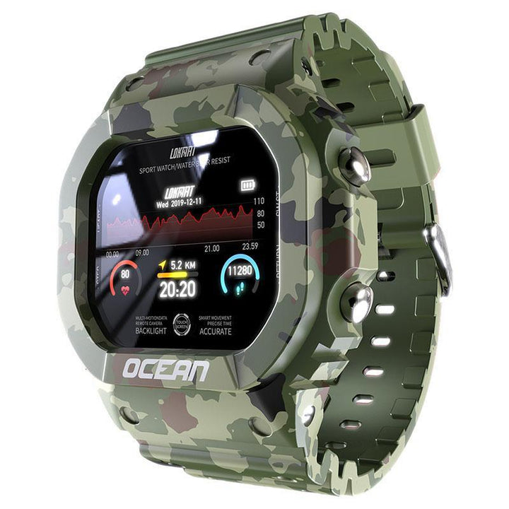 Ocean Army Smart Watch – Fitness & Health Tracker