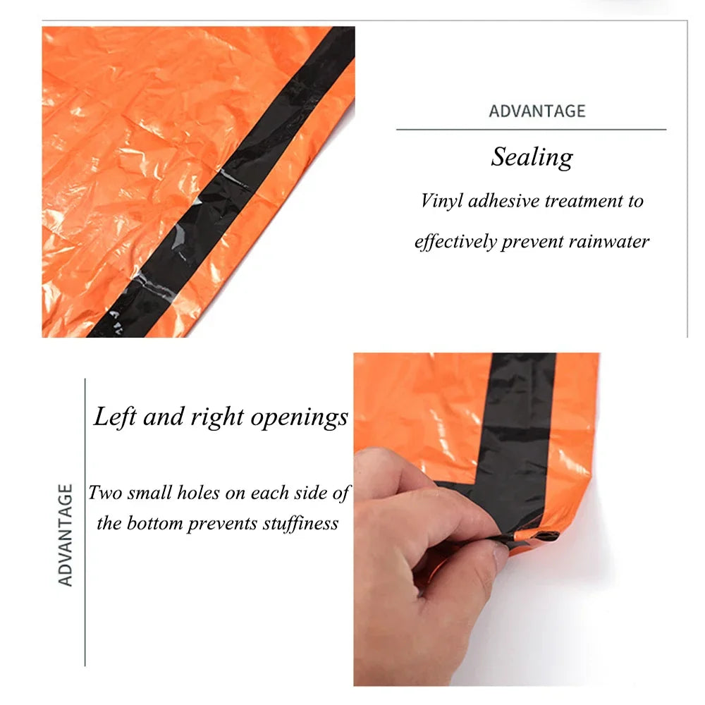 Emergency Survival Sleeping Bag – Waterproof Thermal Mylar Blanket
