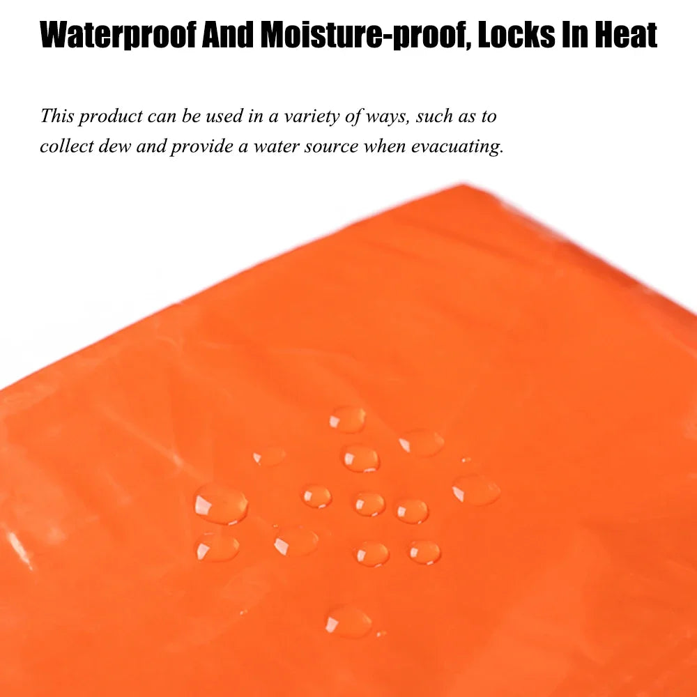 Emergency Survival Sleeping Bag – Waterproof Thermal Mylar Blanket