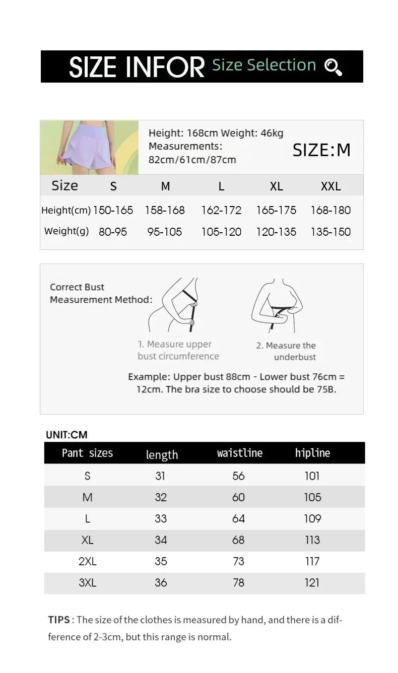 PHIGEER Women’s Yoga Shorts – Lightweight Workout Shorts with Pocket