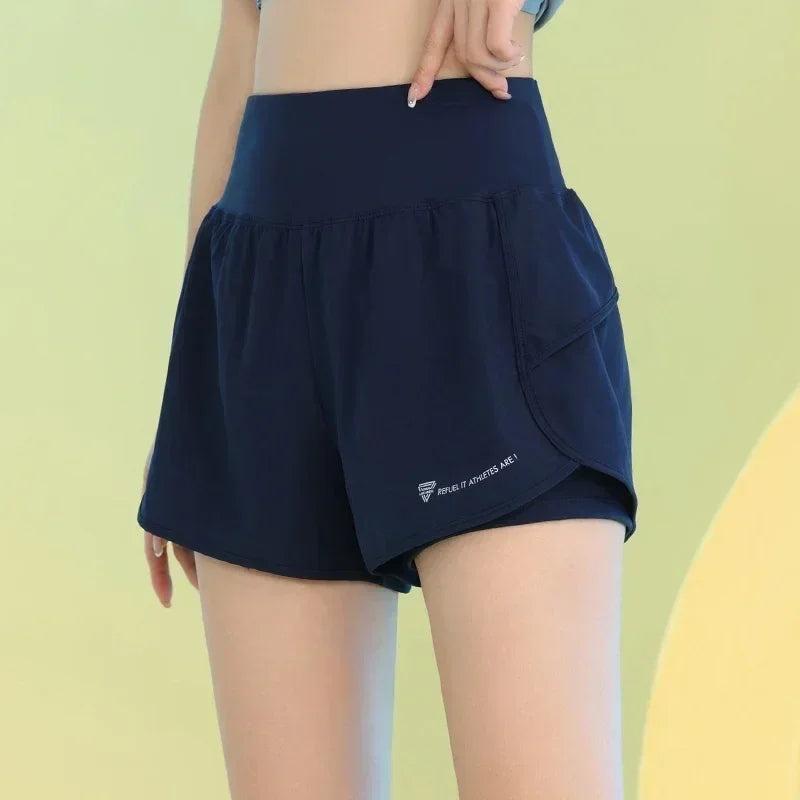 PHIGEER Women’s Yoga Shorts – Lightweight Workout Shorts with Pocket