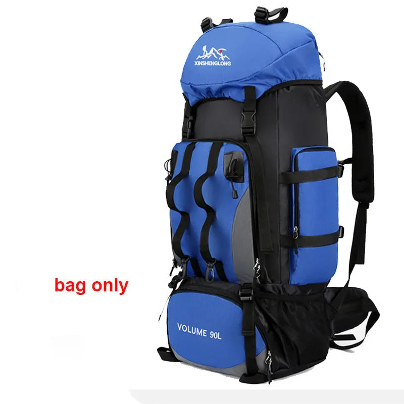 90L Waterproof Hiking Backpack – Large Capacity Trekking Rucksack