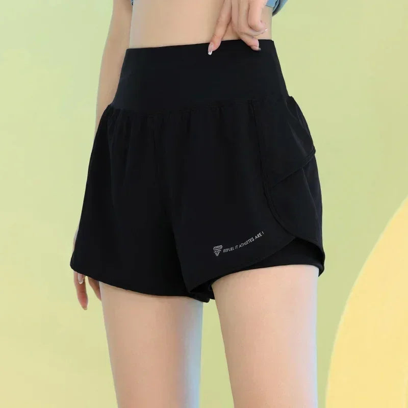 PHIGEER Women’s Yoga Shorts – Lightweight Workout Shorts with Pocket