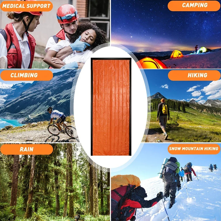 Emergency Survival Sleeping Bag – Waterproof Thermal Mylar Blanket