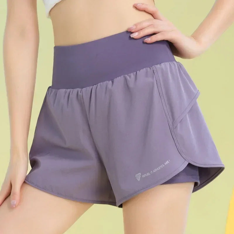 PHIGEER Women’s Yoga Shorts – Lightweight Workout Shorts with Pocket