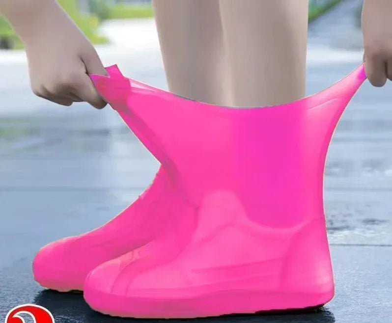 Silicone Waterproof Shoe Covers – Reusable Rain Overshoes