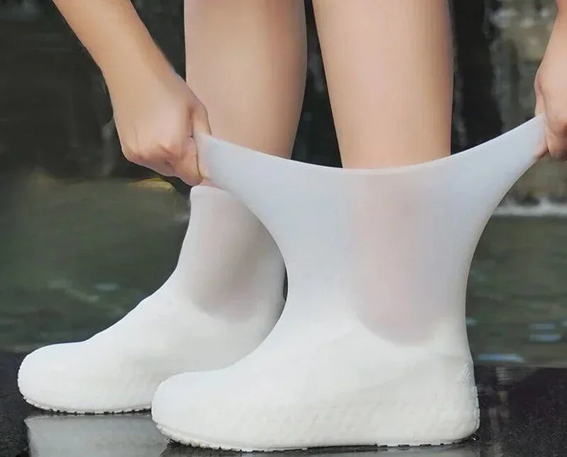 Silicone Waterproof Shoe Covers – Reusable Rain Overshoes