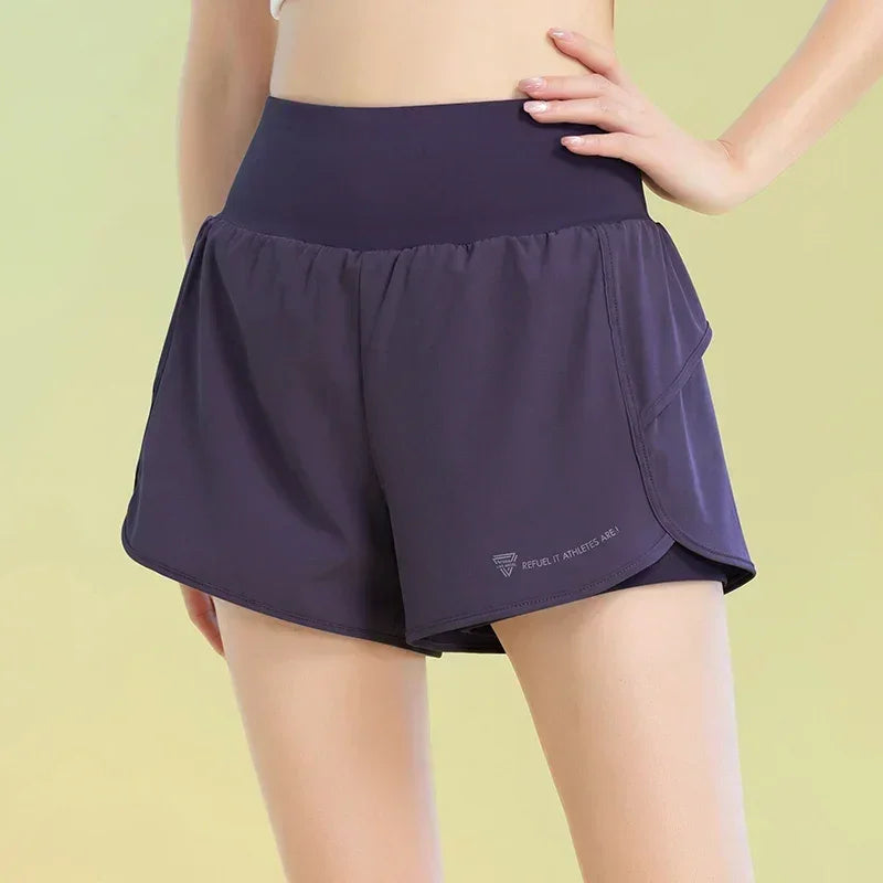 PHIGEER Women’s Yoga Shorts – Lightweight Workout Shorts with Pocket