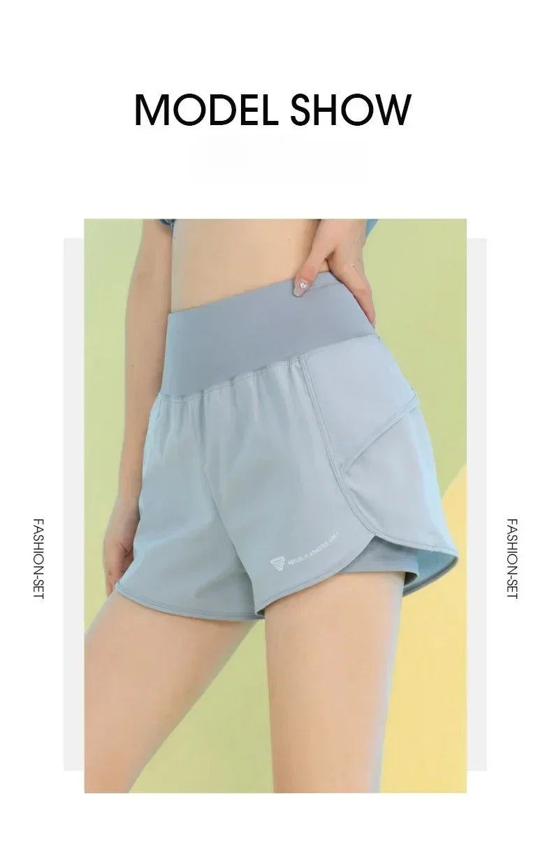 PHIGEER Women’s Yoga Shorts – Lightweight Workout Shorts with Pocket