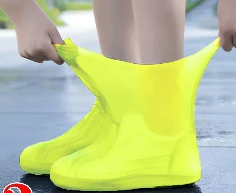 Silicone Waterproof Shoe Covers – Reusable Rain Overshoes