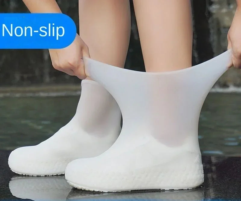 Silicone Waterproof Shoe Covers – Reusable Rain Overshoes