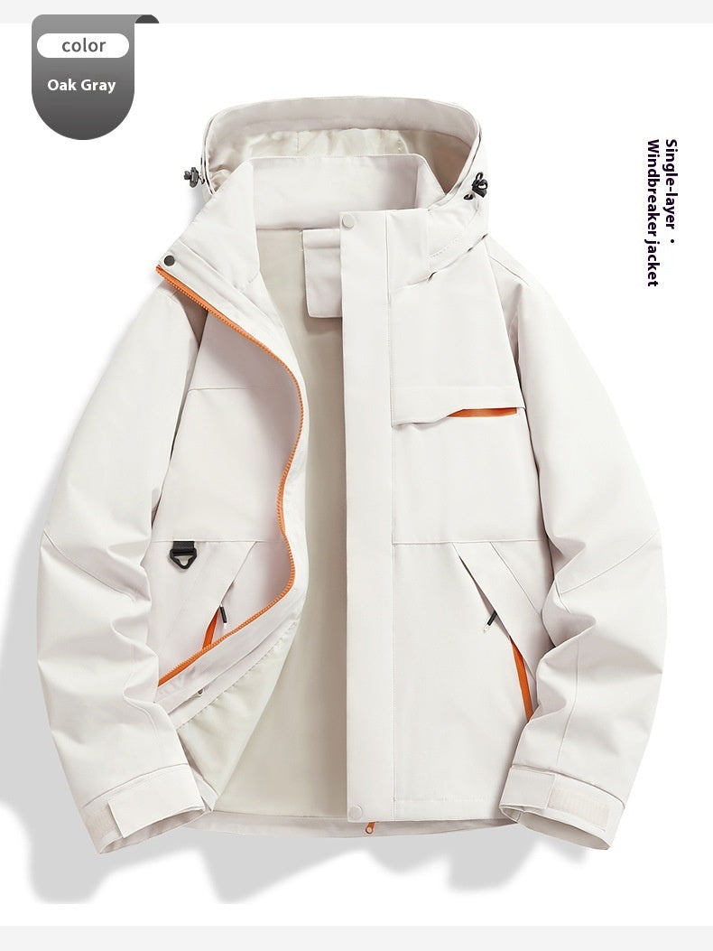 Windproof Waterproof Shell Jacket – Cycling & Outdoor Sports