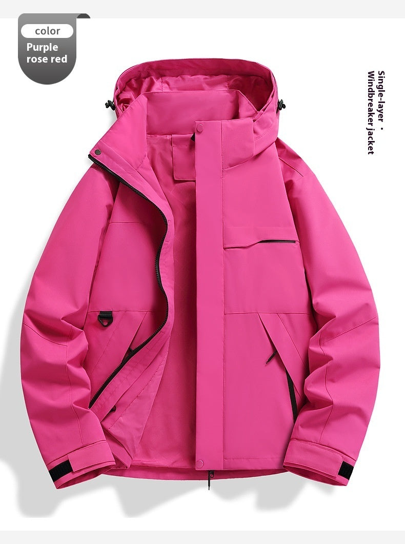 Windproof Waterproof Shell Jacket – Cycling & Outdoor Sports