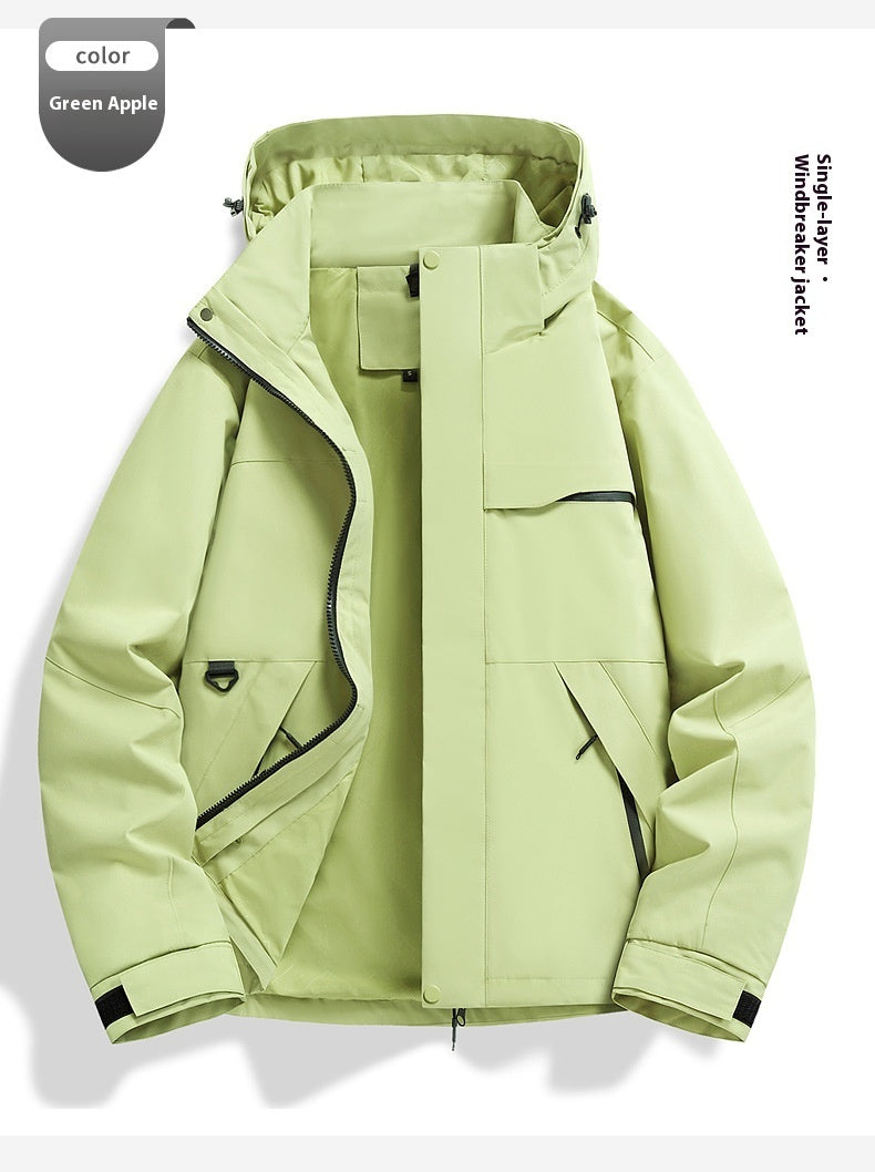 Windproof Waterproof Shell Jacket – Cycling & Outdoor Sports