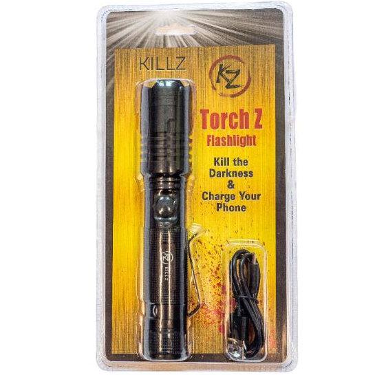 KILLZ TORCH Z Flashlight & Charging Power Station Combo