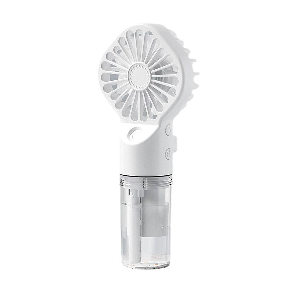 Portable Rechargeable Handheld Misting Fan – USB Mini Cooling Fan