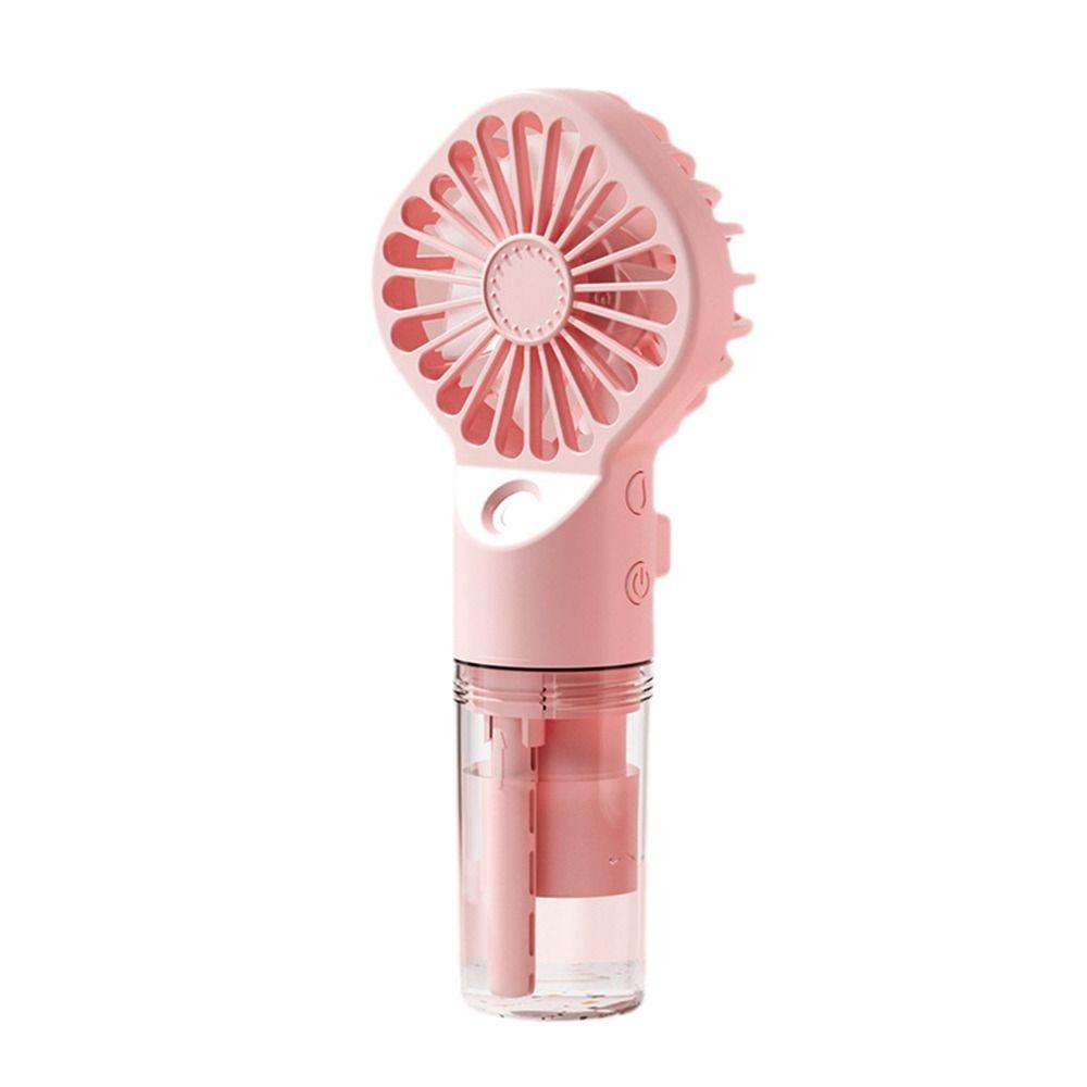 Portable Rechargeable Handheld Misting Fan – USB Mini Cooling Fan