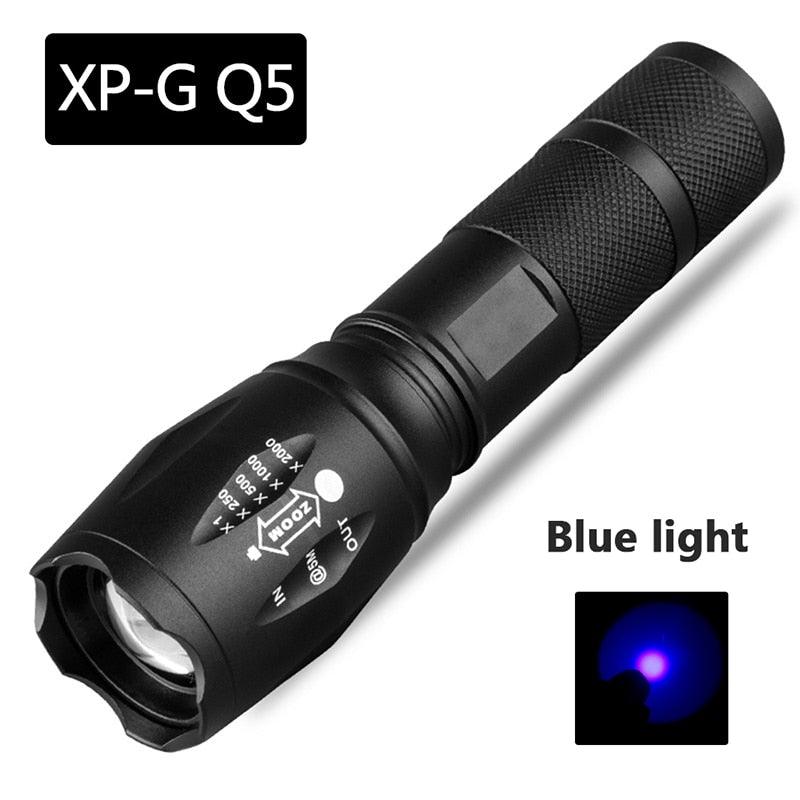 Waterproof Z45 LED Flashlight – Rechargeable Zoomable Torch