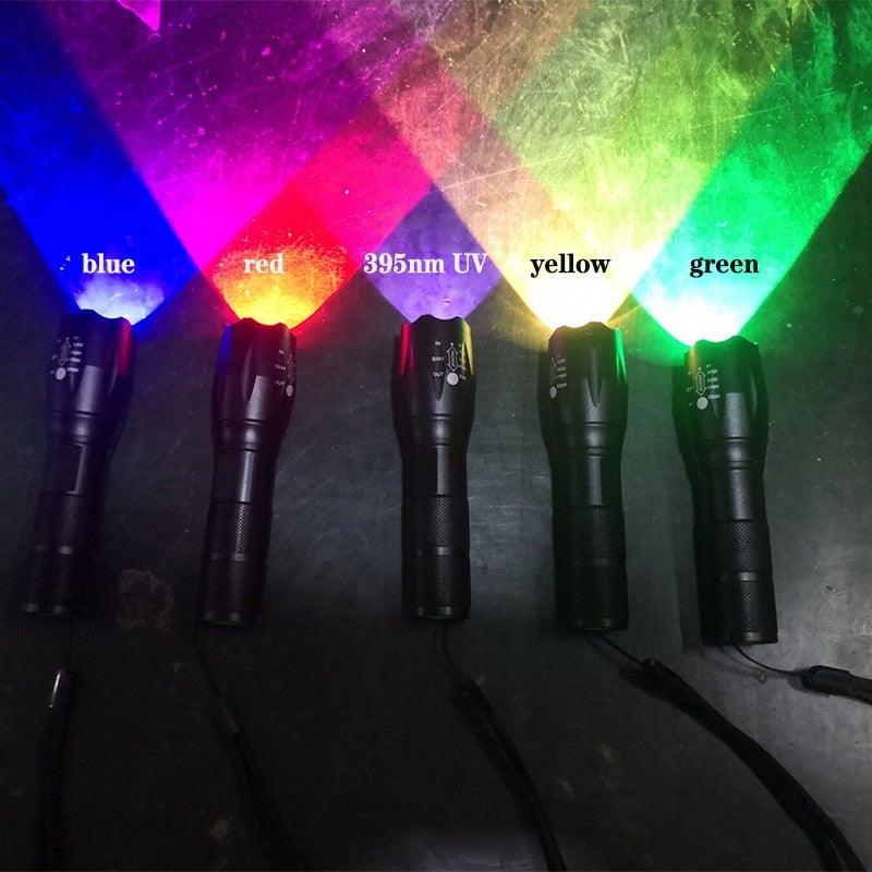 Waterproof Z45 LED Flashlight – Rechargeable Zoomable Torch