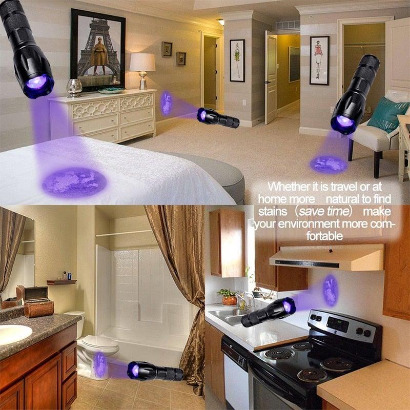 Waterproof Z45 LED Flashlight – Rechargeable Zoomable Torch