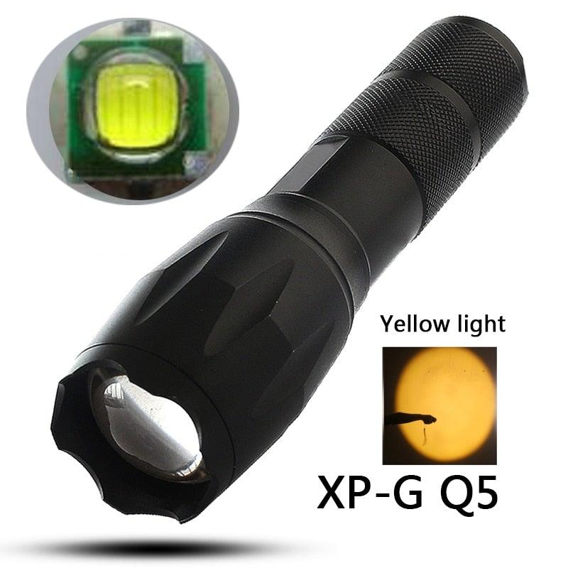 Waterproof Z45 LED Flashlight – Rechargeable Zoomable Torch