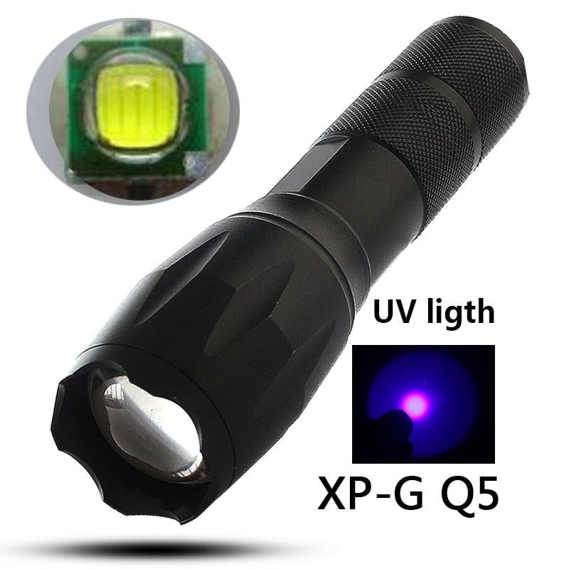 Waterproof Z45 LED Flashlight – Rechargeable Zoomable Torch